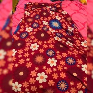 Lularoe floral maxi skirt